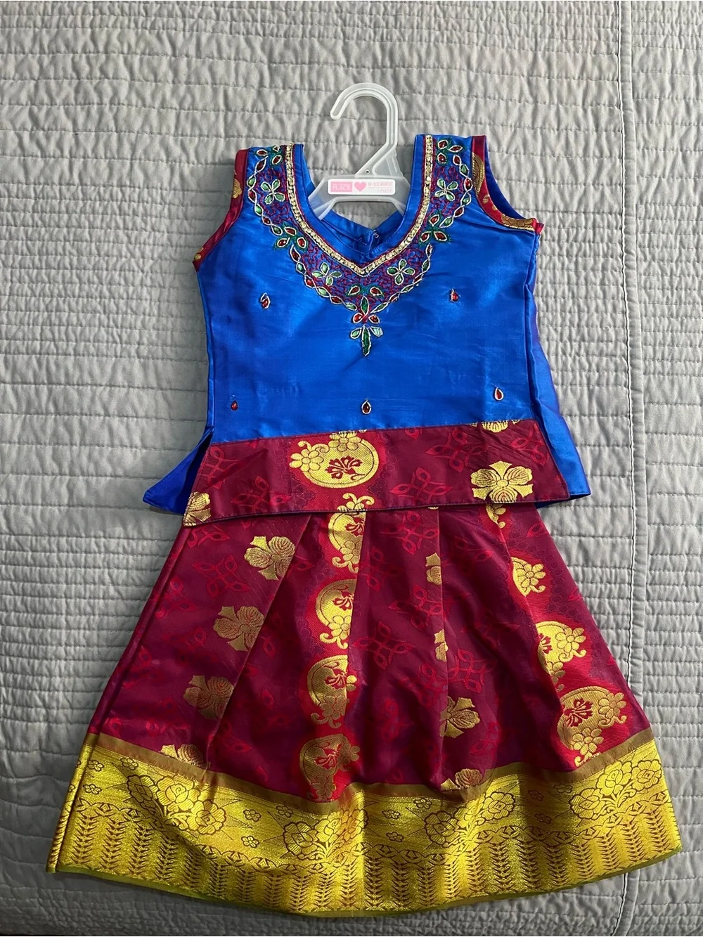 Indian Traditional Kids Festive Dress - Size 16(1 - 1.5 Year)